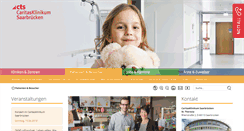 Desktop Screenshot of caritasklinikum.de